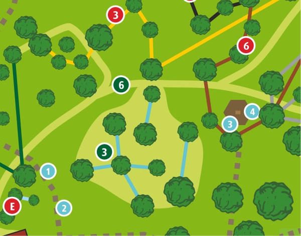 Schematische bersichtskarte des Treerock