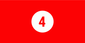 Rote Grafik mit der Zahl 4