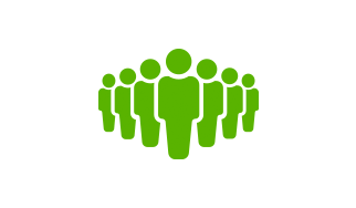 Grafik Icon Gruppenticket eine Personengruppe